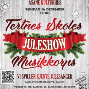 Juleshow med Tertnes Skole Musikkorps